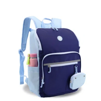 J World Junior Backpack With Lunch Box For School In Blue