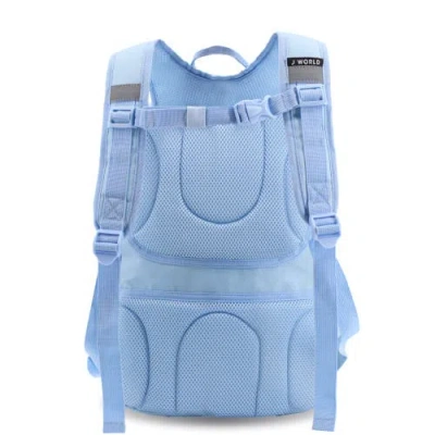 J World Junior Backpack With Lunch Box For School In Blue