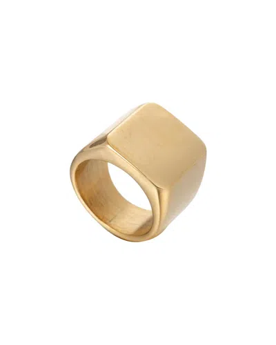 Eye Candy La Bruno Square Stack Ring In Gold