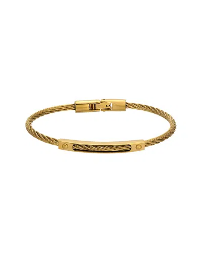 Eye Candy La Charles Bangle Bracelet In Gold