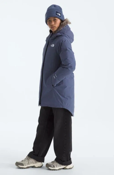 The North Face Kids' Arctic Waterproof 600-fill Power Down Parka In Blue