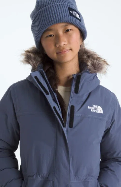 The North Face Kids' Arctic Waterproof 600-fill Power Down Parka In Blue