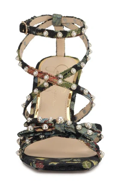 Jessica Simpson Loelva Studded Strappy Sandal In Multi