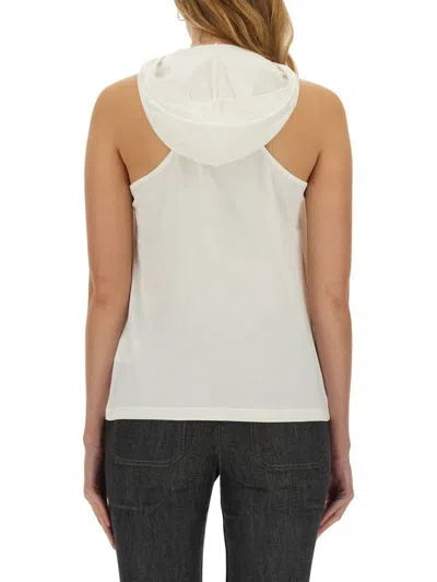 Courrèges Tops With Logo In White