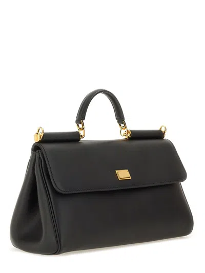 Dolce & Gabbana My Sicily Handbag In Black
