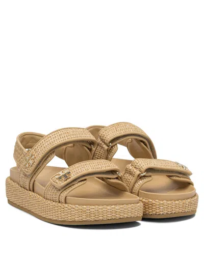 Tory Burch Kira Sport Slingback Sandals In Brown