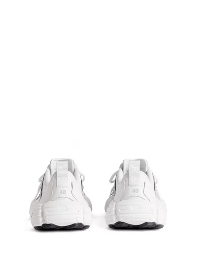 Balenciaga Monday Leather & Synthetic Sneakers In White