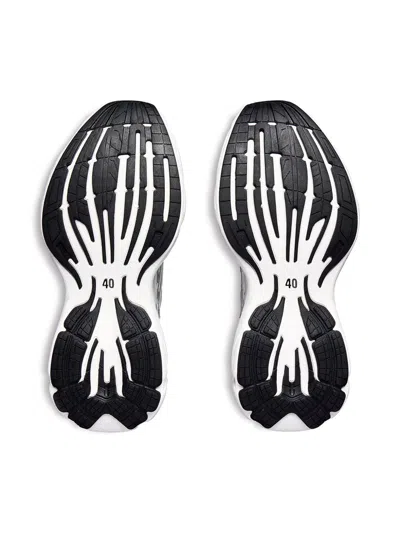 Balenciaga Monday Leather & Synthetic Sneakers In White