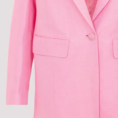 Etro Fuji Single-breasted Blazer In Pink