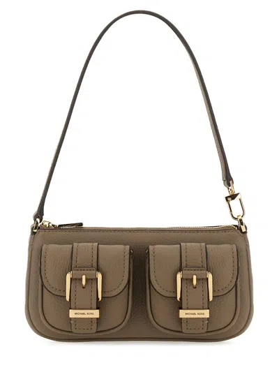 Michael Kors Zoe Small Clutch Bag In Brown