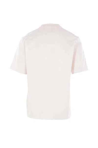 Fendi Roma 1925 Print Cotton T-shirt Clothing In White