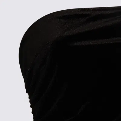 Nissa Strapless Maxi Dress In Black