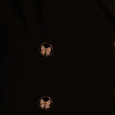 Nissa Black Midi Dress In Brown