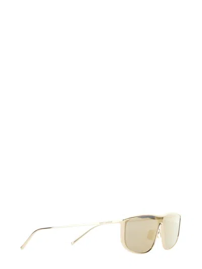 Saint Laurent Sl 605 Luna Sunglasses In Brown