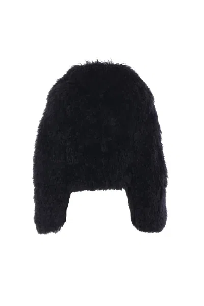 Blancha Long-sleeved Casual Jacket In Black