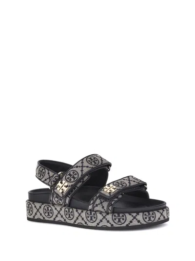 Tory Burch Sandals Kira Monogram In Multi