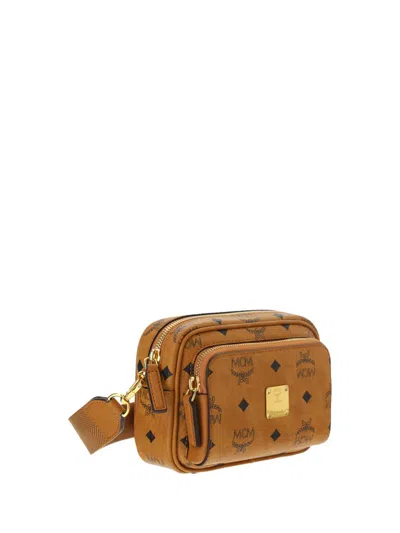 Mcm Aren Shoulder Bag In Brown