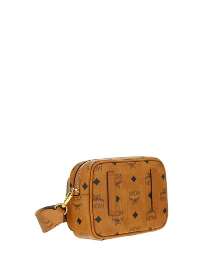 Mcm Aren Shoulder Bag In Brown
