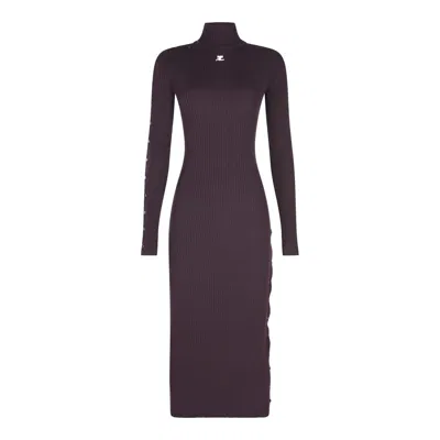 Courrèges Courreges Dresses Purple In Purple