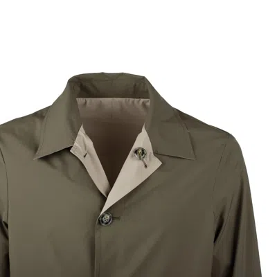 Barba Napoli Barba Reversible Duster In Gray