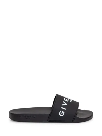 Givenchy Man Sandals Black Size 8 Thermoplastic Polyurethane