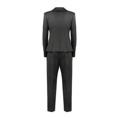 Dondup Grey Jersey Plug Suit In Gray