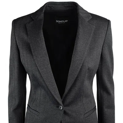 Dondup Grey Jersey Plug Suit In Gray