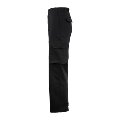 Department Five Department 5 Fleet Cool Wool Cargo Pants Navy Blue In Black