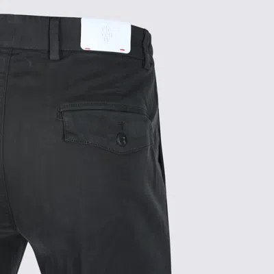 Eleventy Trousers Featuring Back And Side Pockets In Black
