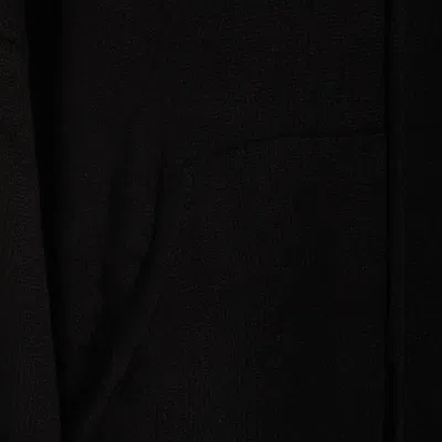 Antonelli Hooded Knitted Sweater In Black