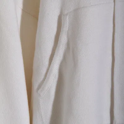 Antonelli White Manlio Wool Sweatshirt In White