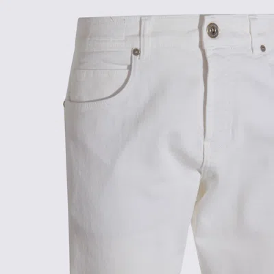 Eleventy Jeans Light And Natural In White