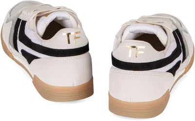 Tom Ford Round Head Lacing Low-cut Casual Sneakers In Multi