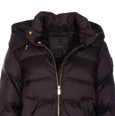 Pinko Calzone Down Jacket In Gray