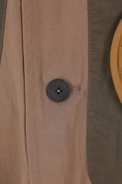 Craig Green Beige Utility Patch Trench Coat In Brown