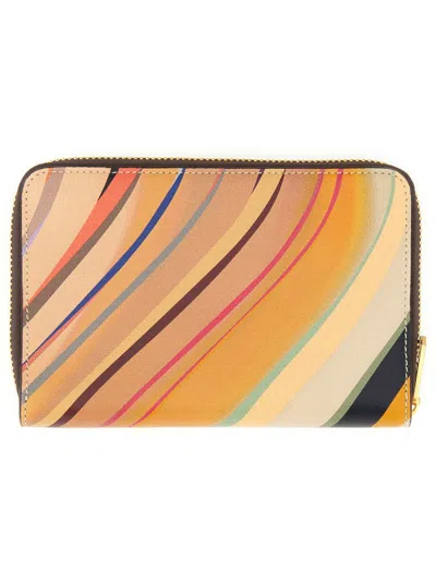 Paul Smith Dusky Swirl Wallet In Multi