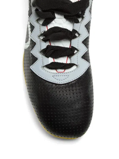 Valentino Garavani Valentino Chromathon Leather Sneaker In Black