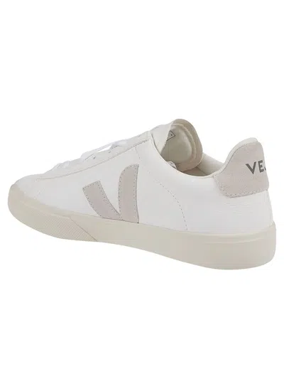 Veja Low Top Leather Sneakers In White