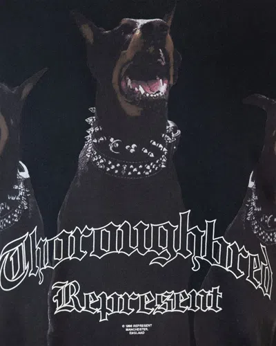 Represent Men's Thoroughbred T-shirt In Black