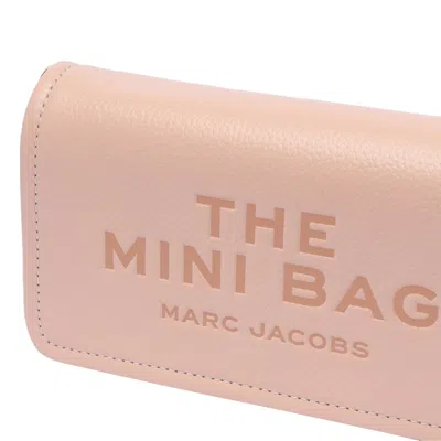 Marc Jacobs The Mini Bag Shoulder Bag In Rose-pink Leather In Neutral