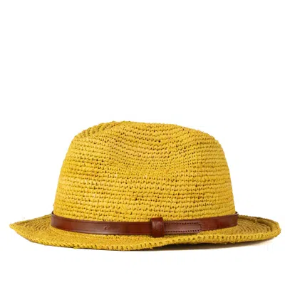 Ibeliv Lubeman Hat In Yellow Raffia In Yellow