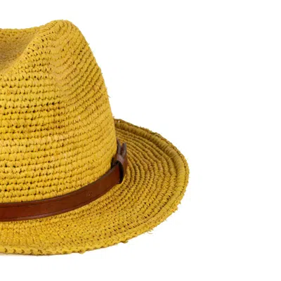 Ibeliv Lubeman Hat In Yellow Raffia In Yellow