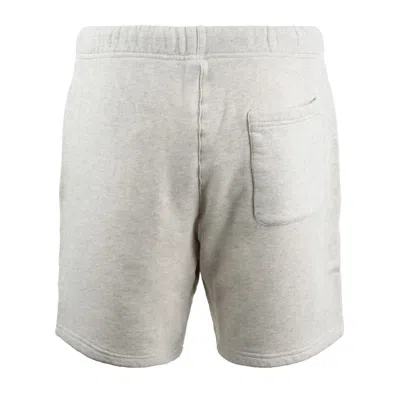 Autry Grey  Logo Embroidered Shorts In White