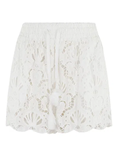 Farm Rio Shorts Light And Natural In White