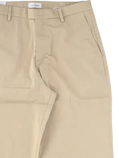 Yan Simmon Concealed-fastening Trousers In Neutral