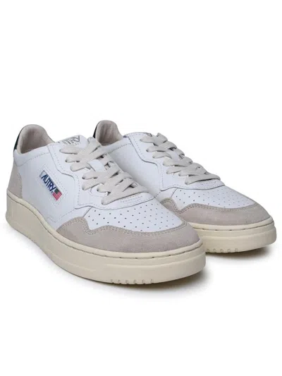 Autry Two-tone Leather Sneakers In Multi