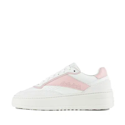 Copenhagen Sneakers 'cph89' With Chic Pink Hue In White, Pink