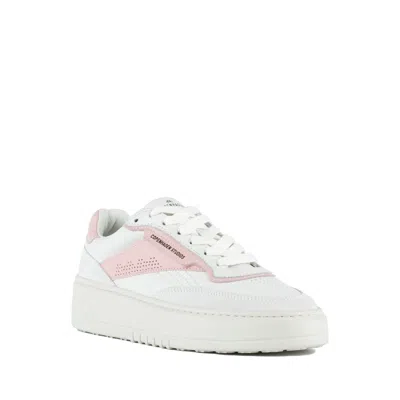 Copenhagen Sneakers 'cph89' With Chic Pink Hue In White, Pink