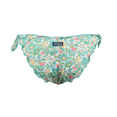 Mc2 Saint Barth Betsy Print Bandeau Bikini In Multi