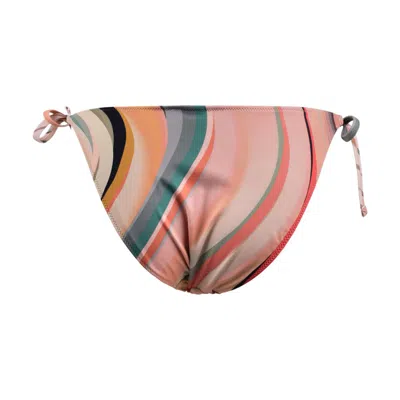 Paul Smith 'dusky Swirl' Patterned Bikini In Pink